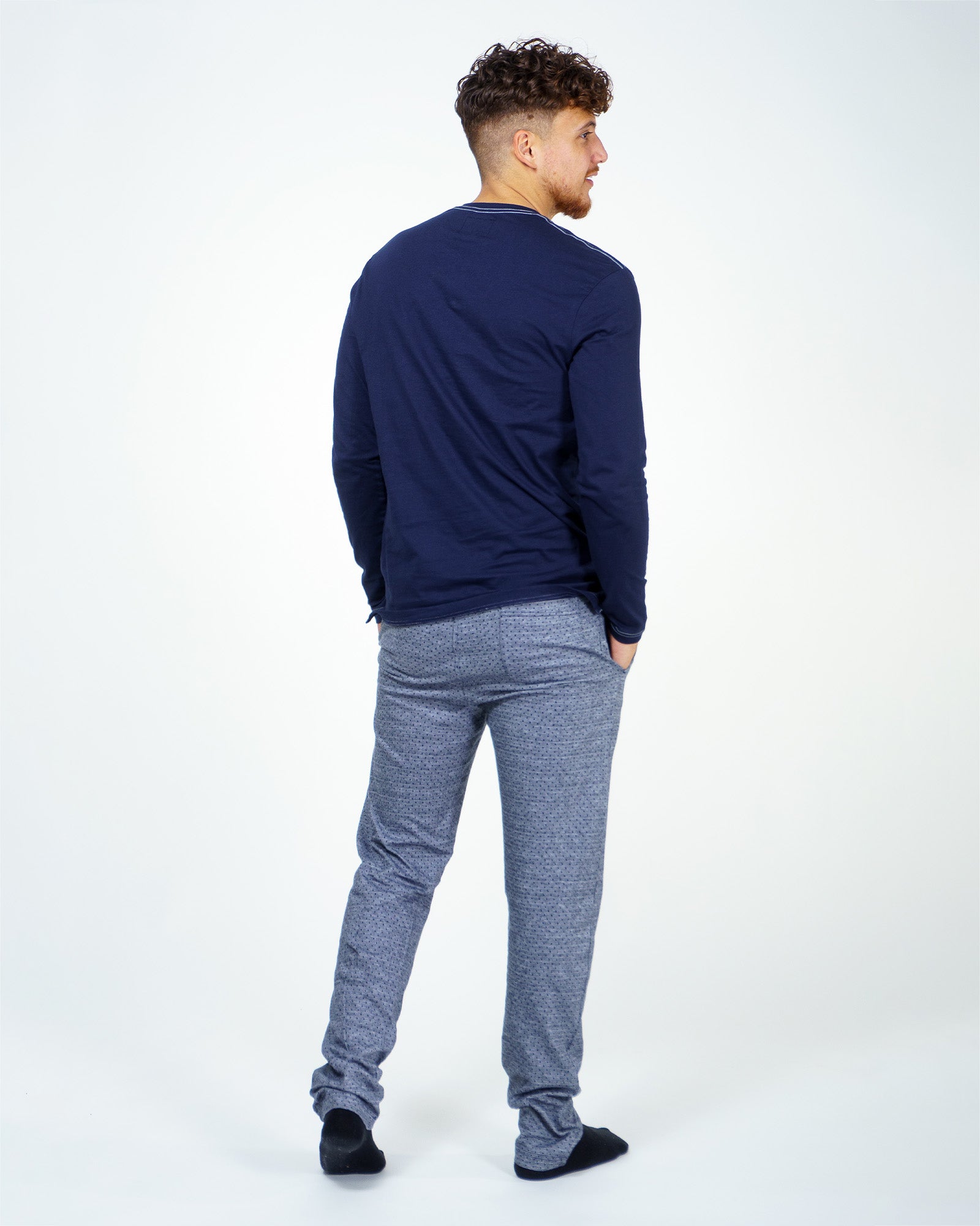 Ensemble de Pyjama Nu Drew Paxto Navy