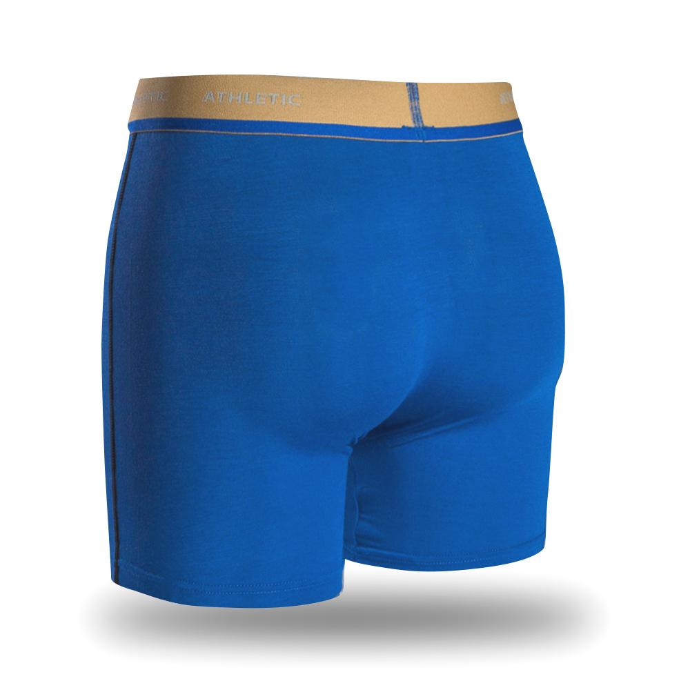 Boxer Nu Athlétique bleu