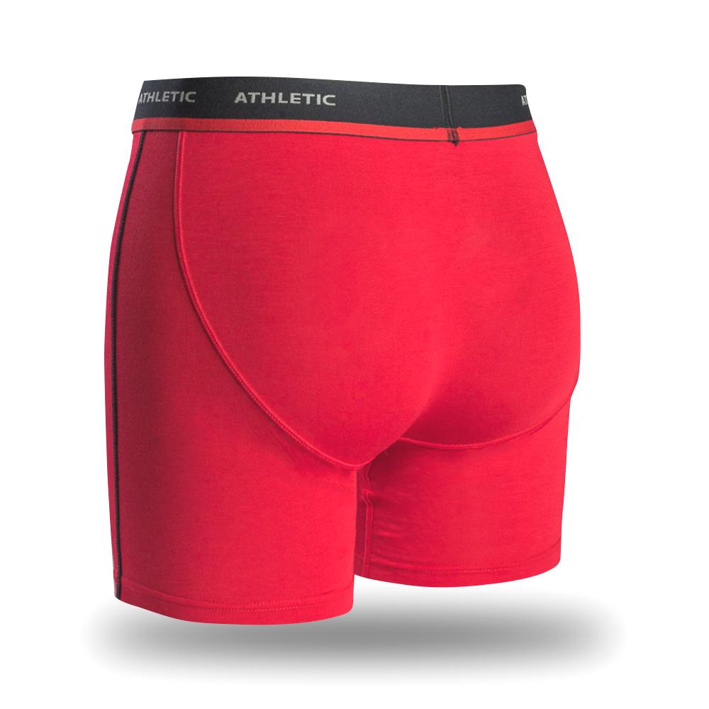 Boxer Nu Athlétique rouge