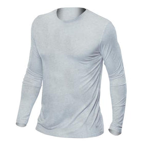 Nu t-shirt gris manches longues en bambou