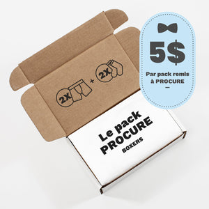 Pack PROCURE - 2 boxers, 2 paires de bas