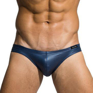 Slip Private Structure Bikini Leather marine