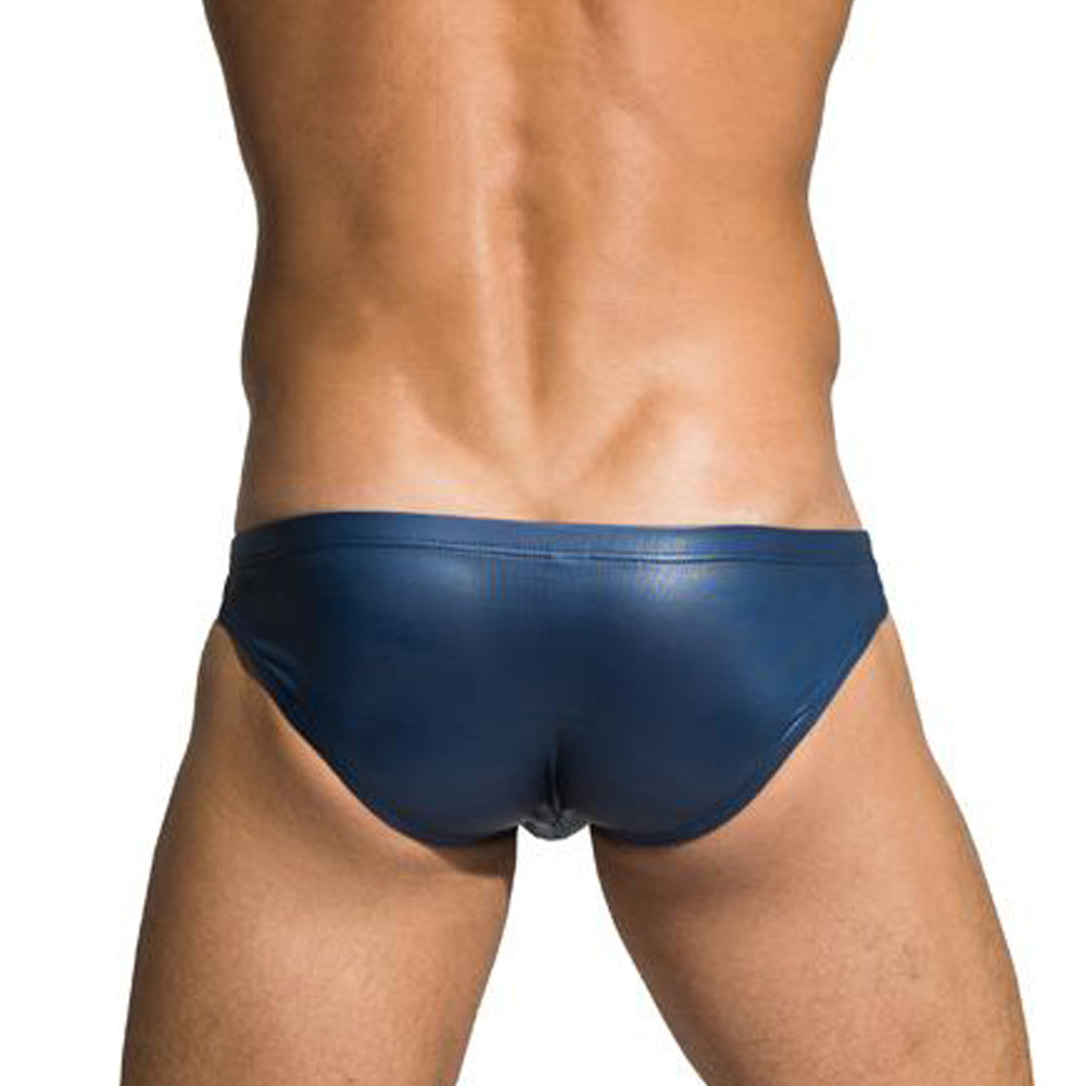 Slip Private Structure Bikini Leather marine