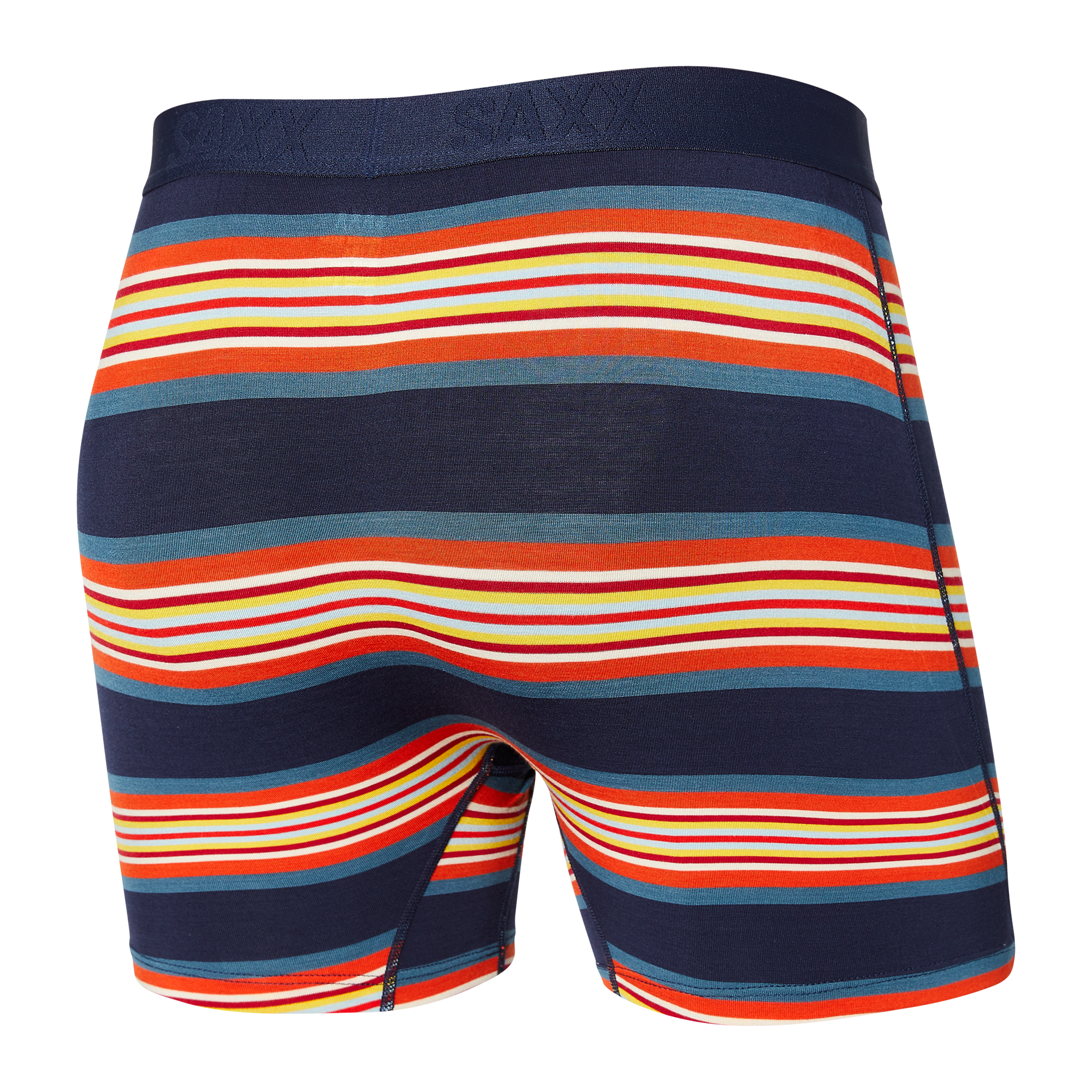 Boxer Saxx Ultra Navy Banner Stripe avec ouverture