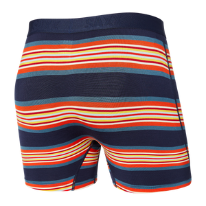 Boxer Saxx Ultra Navy Banner Stripe avec ouverture