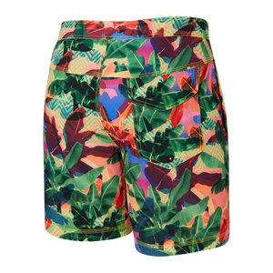 Saxx - Betawave 2N1 Boardie 17" Swimsuit : Multi Luminous Foliage 