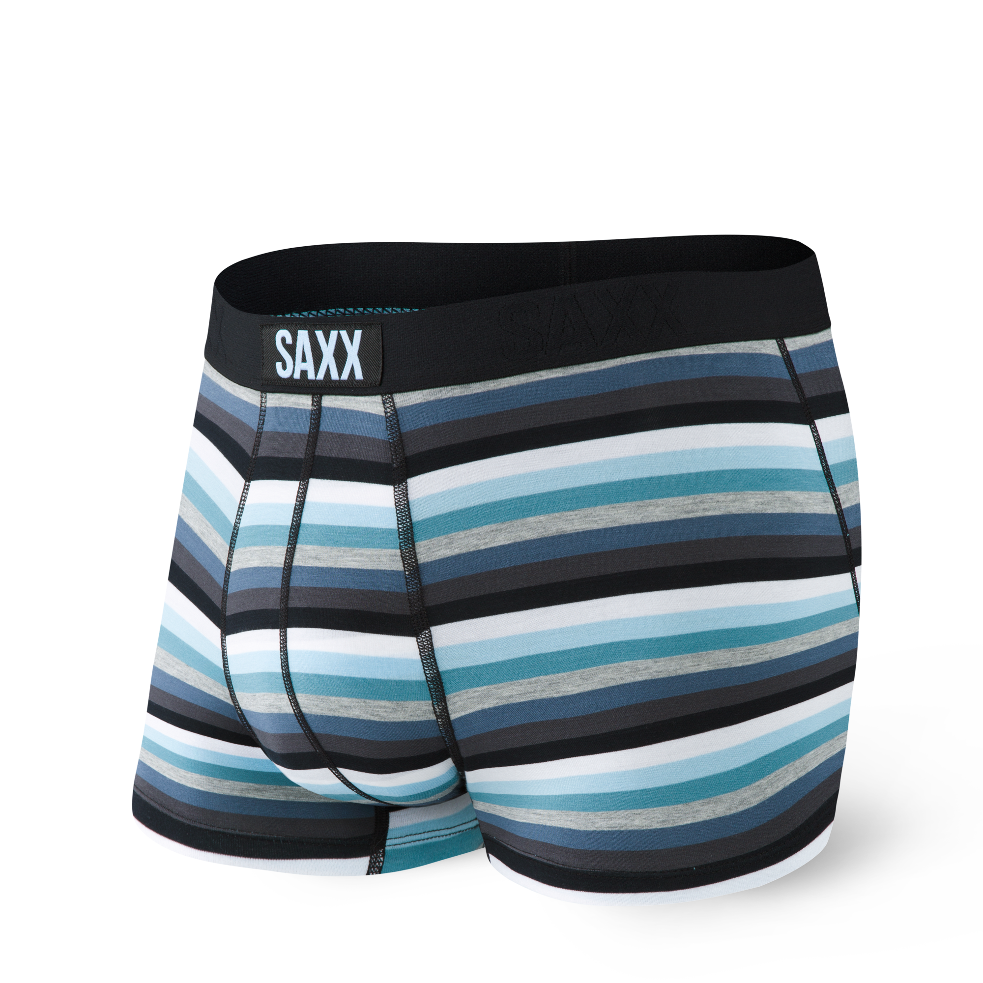 Vibe Trunk : Grey Pop Stripe  Saxx Underwear – Mesbobettes