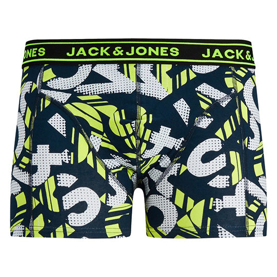 Boxer court Jack & Jones logo Safety Yellow