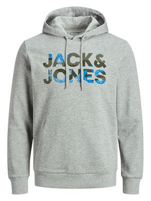 Chandail à capuchon Jack & Jones Soldier light grey melange