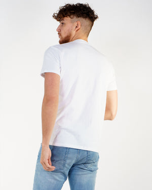 T-shirt Threadbare Col V Blanc