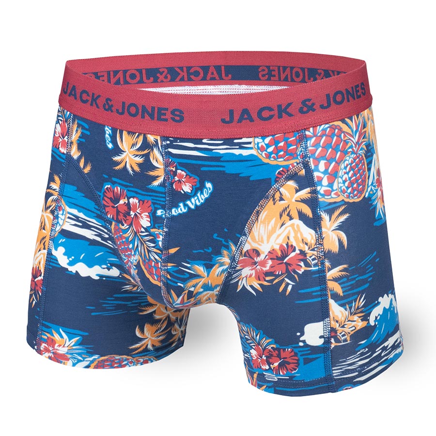 Boxer court Jack & Jones Tropic Pineapple Ensign blue