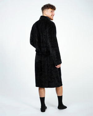 Robe de chambre Wanted cable Noire