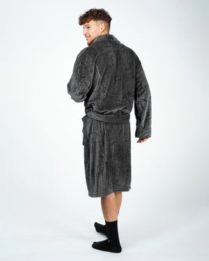 Dressing gown Wanted cable Gray