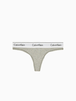 Modern Cotton Thong Grey  Calvin Klein – Mesbobettes