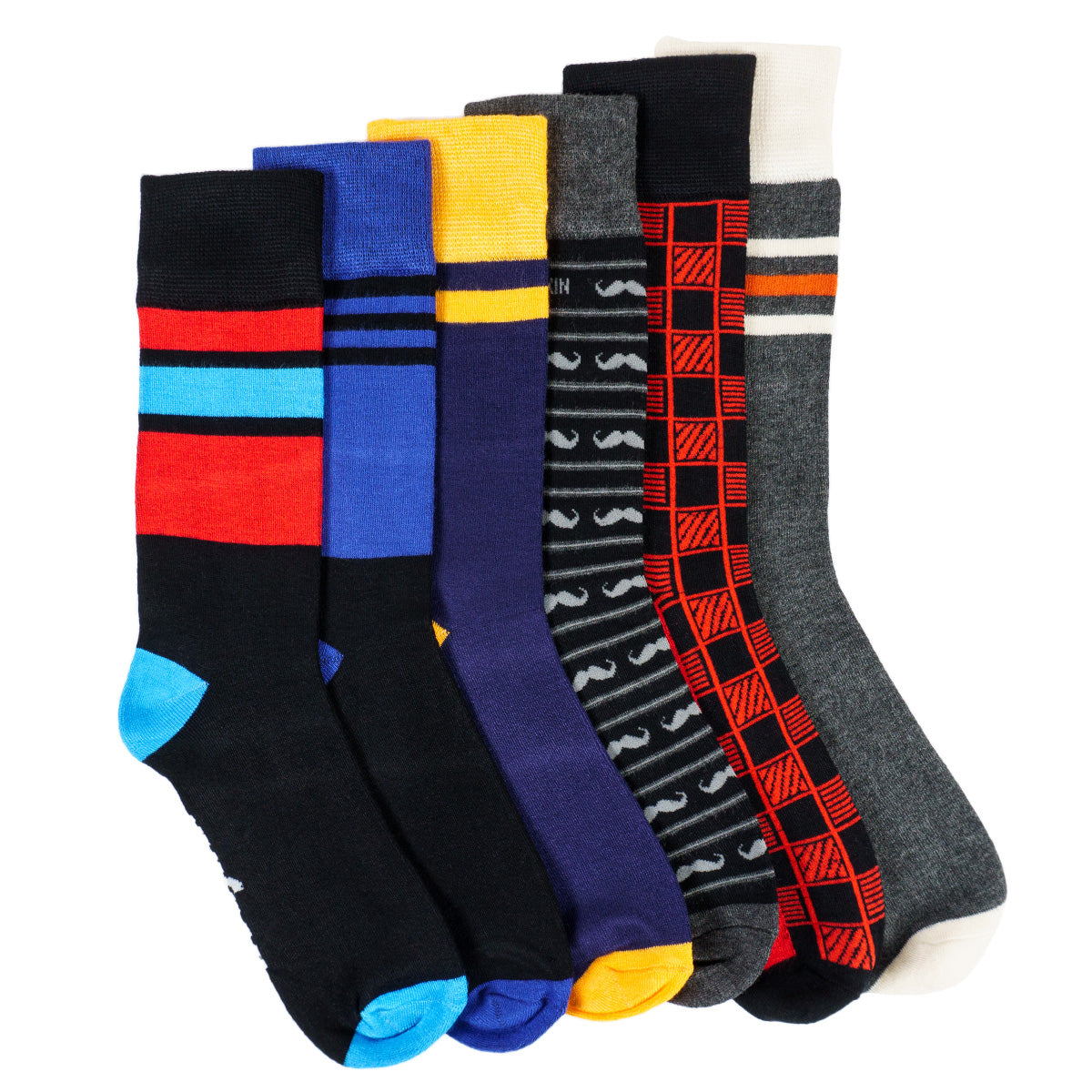 The “The Eccentric” Pack 6 pairs of selected Bodyskin socks
