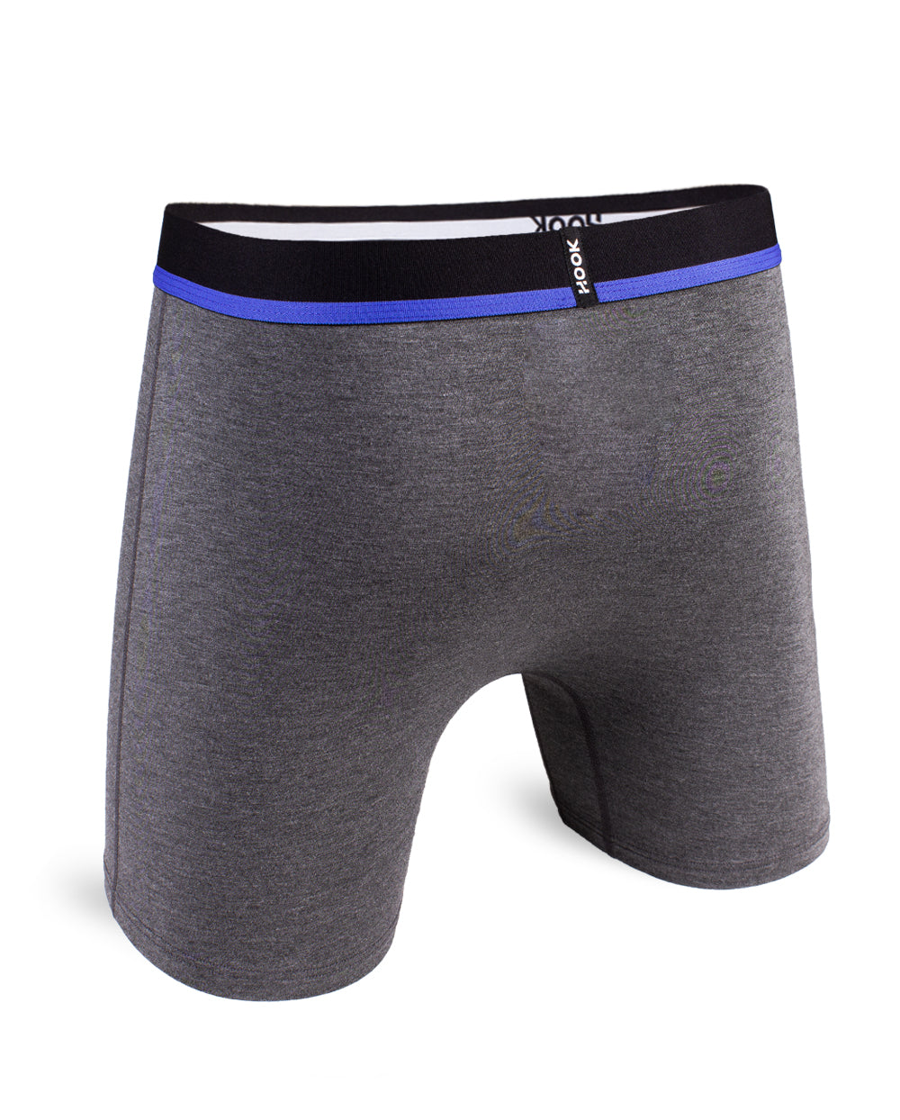 Boxer Feel : Solid Charcoal & Blue