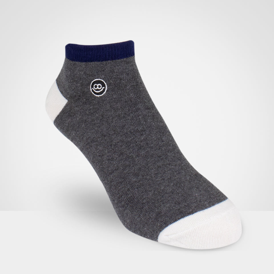 Hook - Ankle Socks : Mix Grey