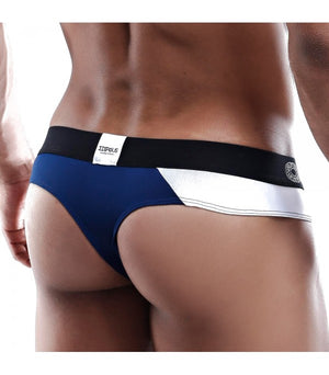 Edipous Micro Thong Navy White