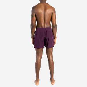 Bn3th - Agua Volley 2N1 Swim Short 5" : Cabernet