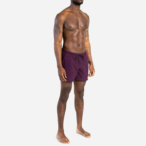 Bn3th - Agua Volley 2N1 Swim Short 5" : Cabernet