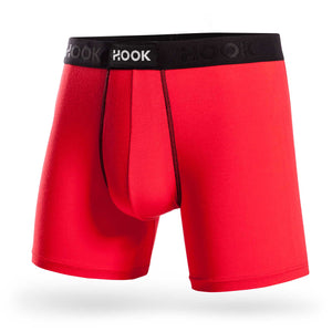 Boxer Hook Underwear Feel rouge et noir