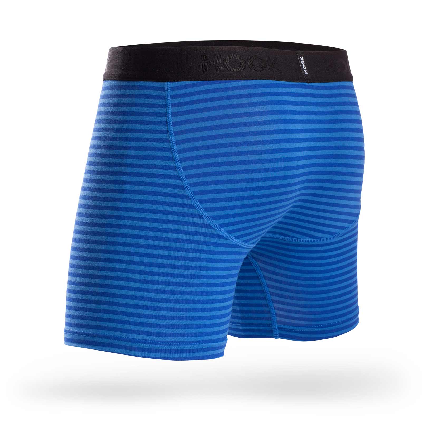Boxer Hook Underwear Feel bleu avec lignes