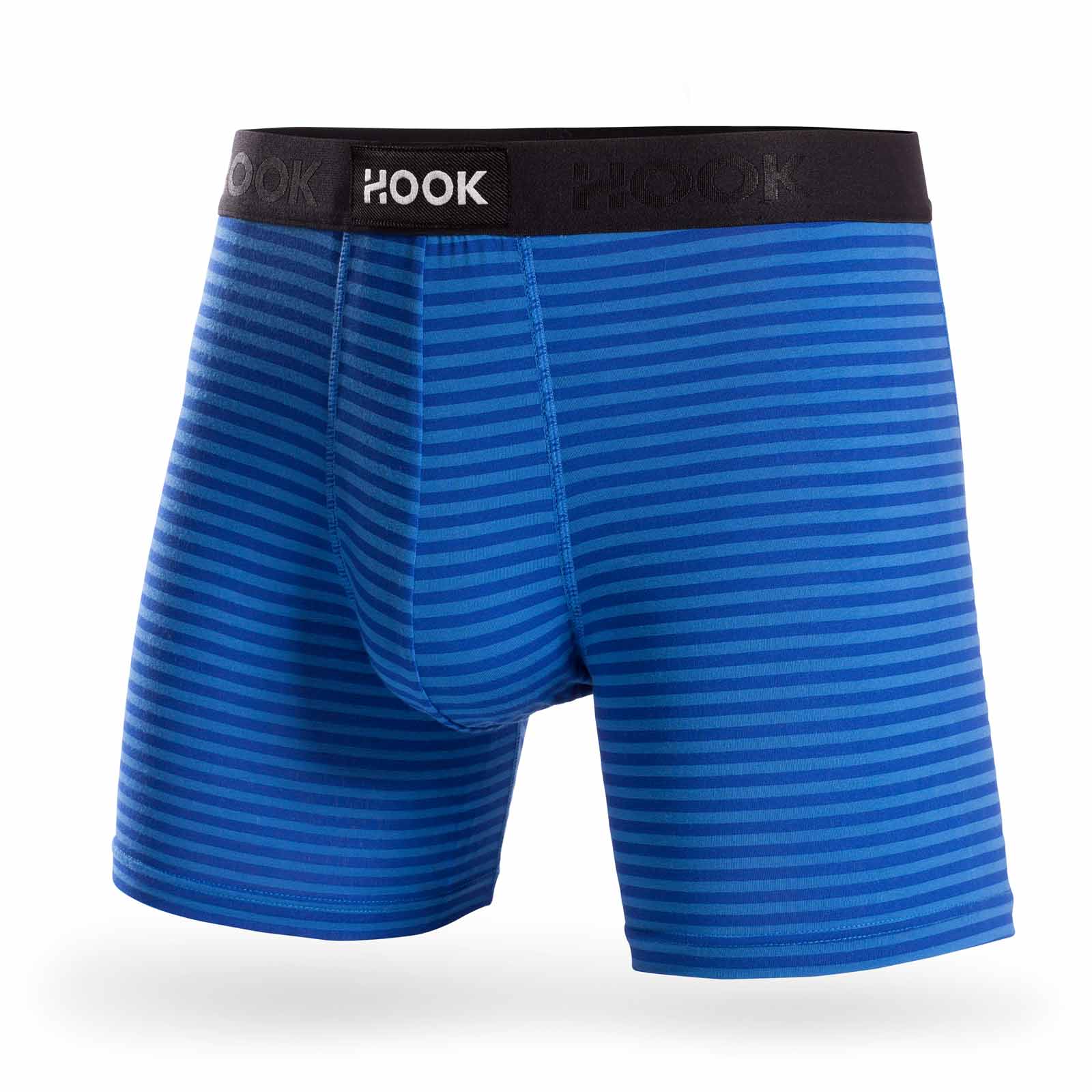 Boxer Hook Underwear Feel bleu avec lignes