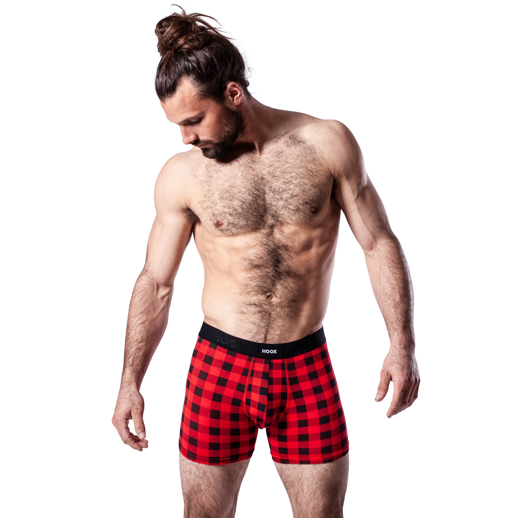 Boxer Hook Underwear Feel Sugar Shack rouge