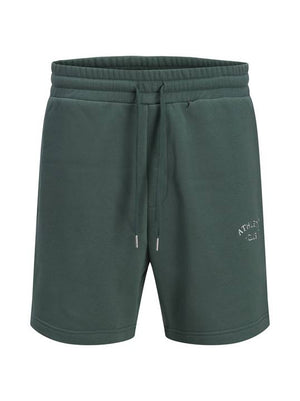 Short de coton ouaté Jack & Jones Tobias Trekking green