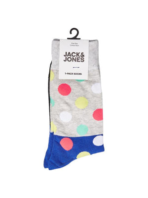 Paire de chaussettes Jack & Jones Block Dot Light grey melange