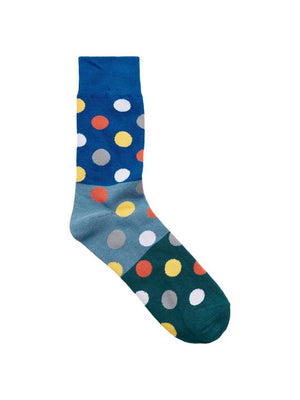 Pair of Jack &amp; Jones Block Galaxy blue socks