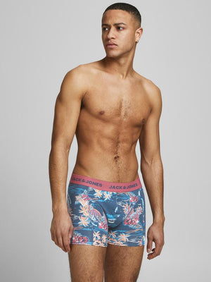 Boxer court Jack & Jones Tropic Pineapple Ensign blue