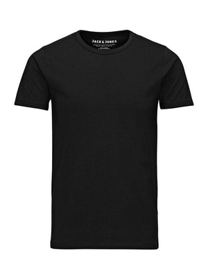 T-shirt Jack & Jones noir col rond noir