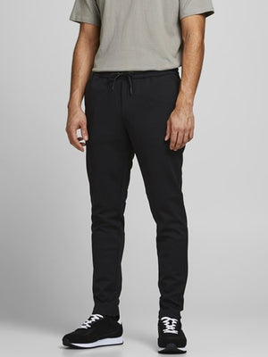 Pantalon de coton ouaté Jack & Jones Will noir