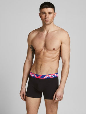 Boxer court Jack & Jones George bleu et rose