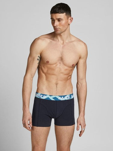 Boxer trunks Jack &amp; Jones George black and blue