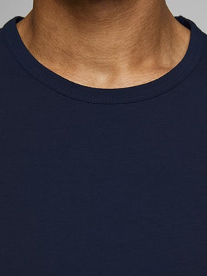 T-shirt Jack & Jones bleu col rond