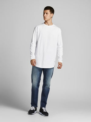 Chandail à manches longues Jack & Jones Enoa blanc