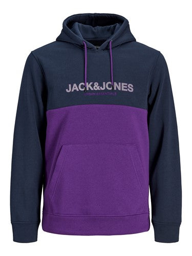 Jack &amp; Jones Urban Blocking Navy blazer hoodie