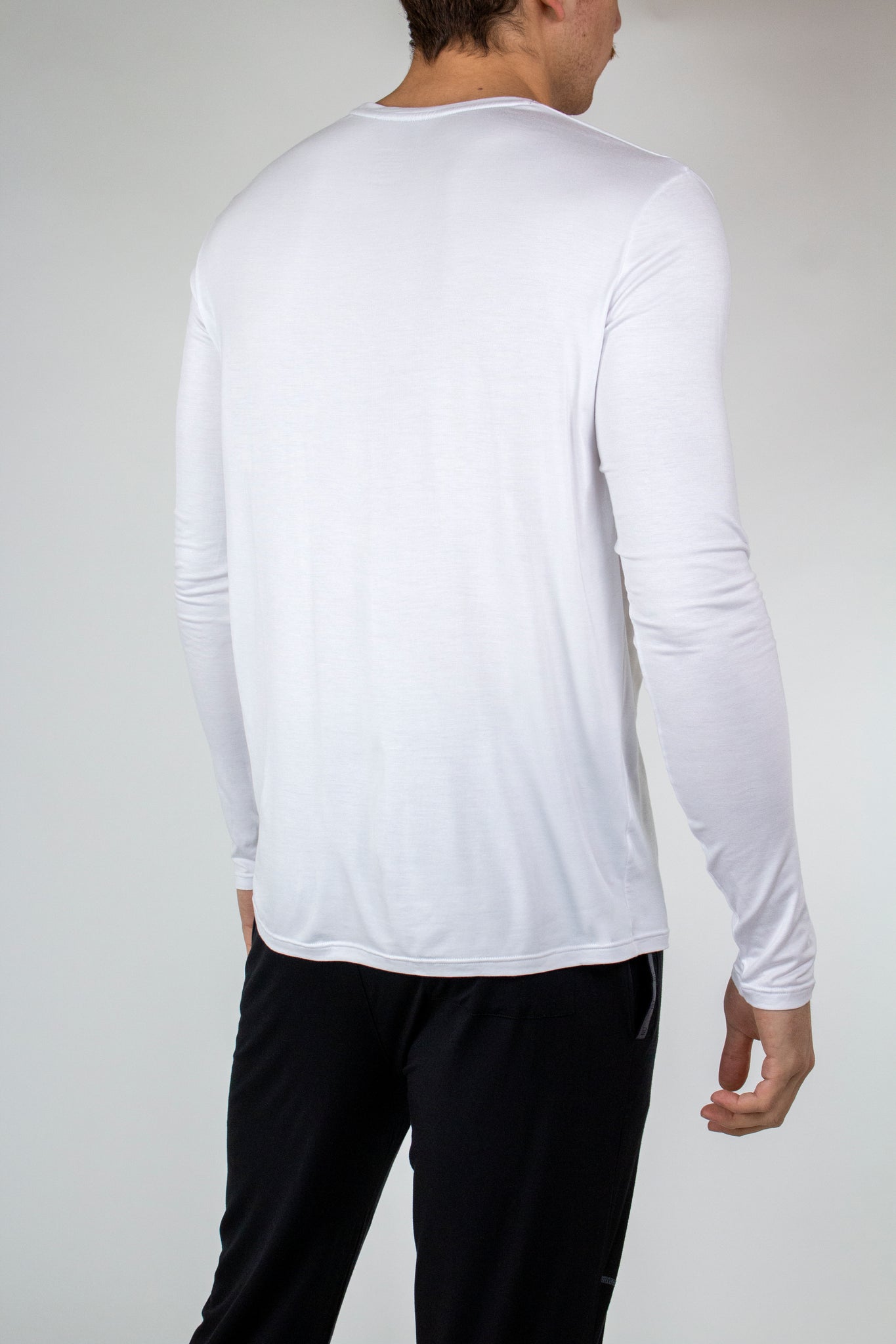 Nu - Bamboo Long Sleeve T-shirt : White