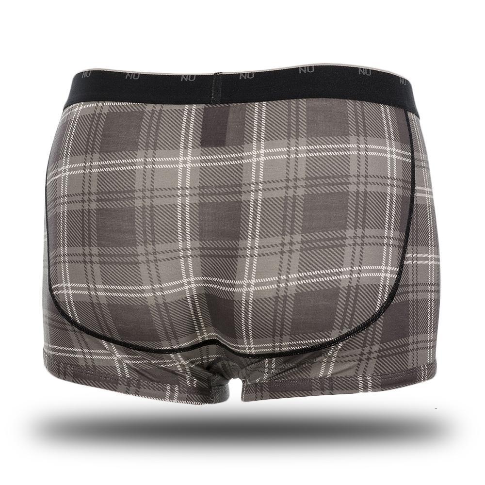Nu Athletic - Trunk : Check Charcoal