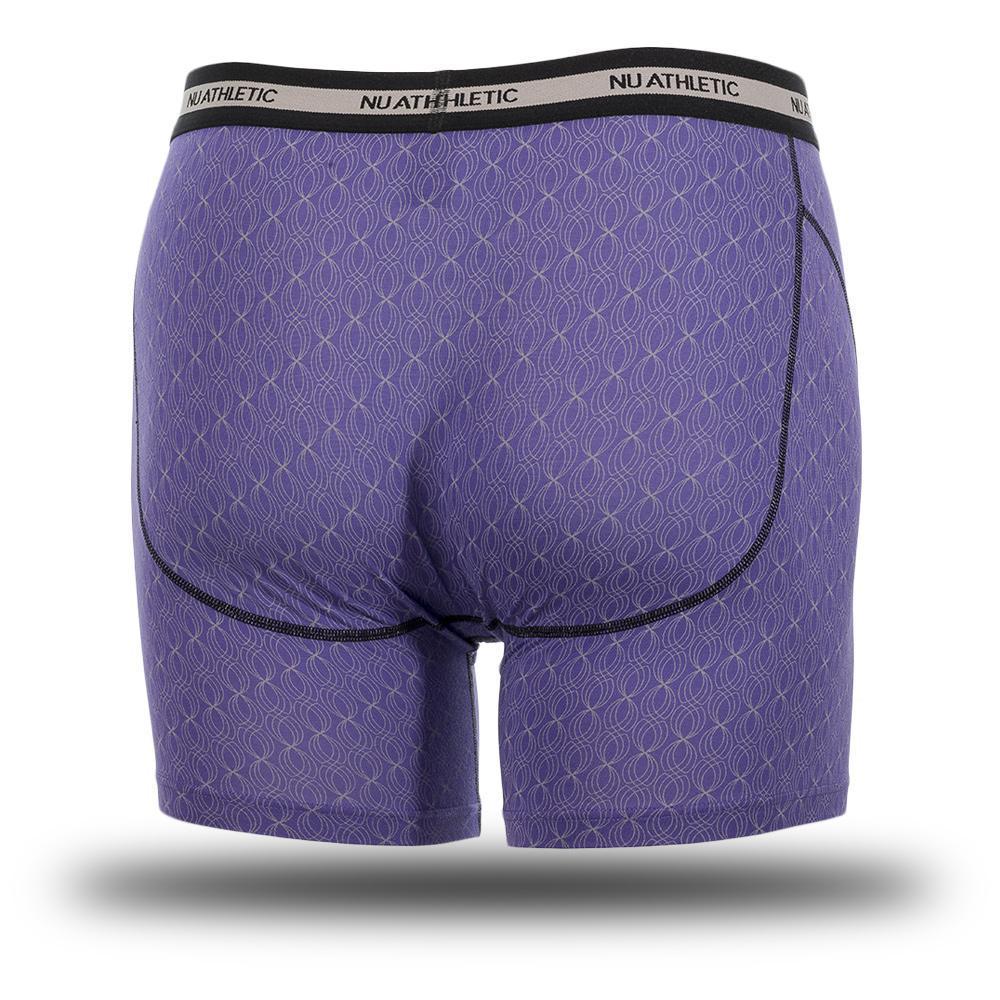 Boxer Nu Athlétique Crazy 8 violet