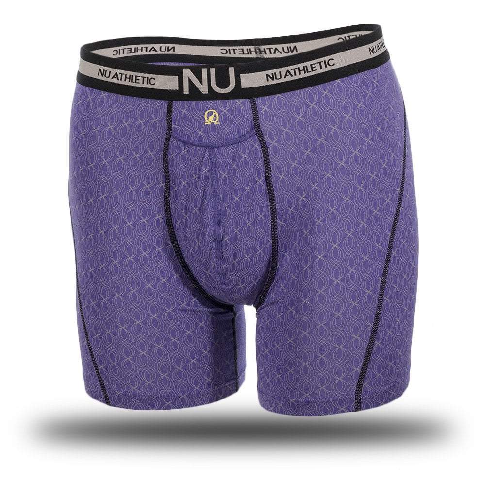 Boxer Nu Athlétique Crazy 8 violet