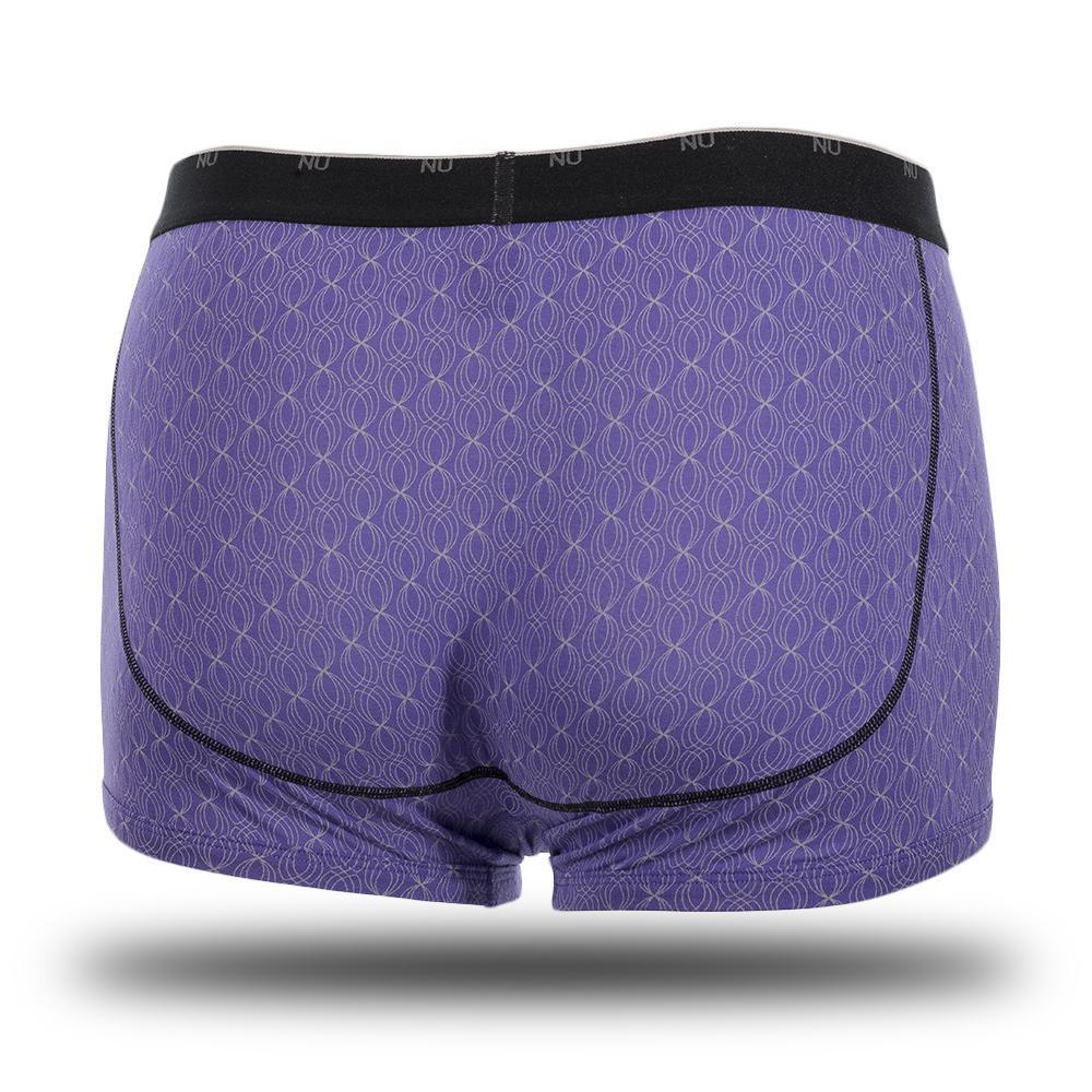 Boxer court Nu Athlétique Crazy 8 mauve