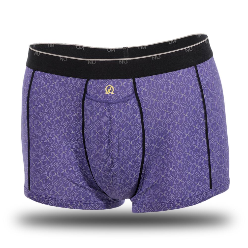 Boxer court Nu Athlétique Crazy 8 mauve