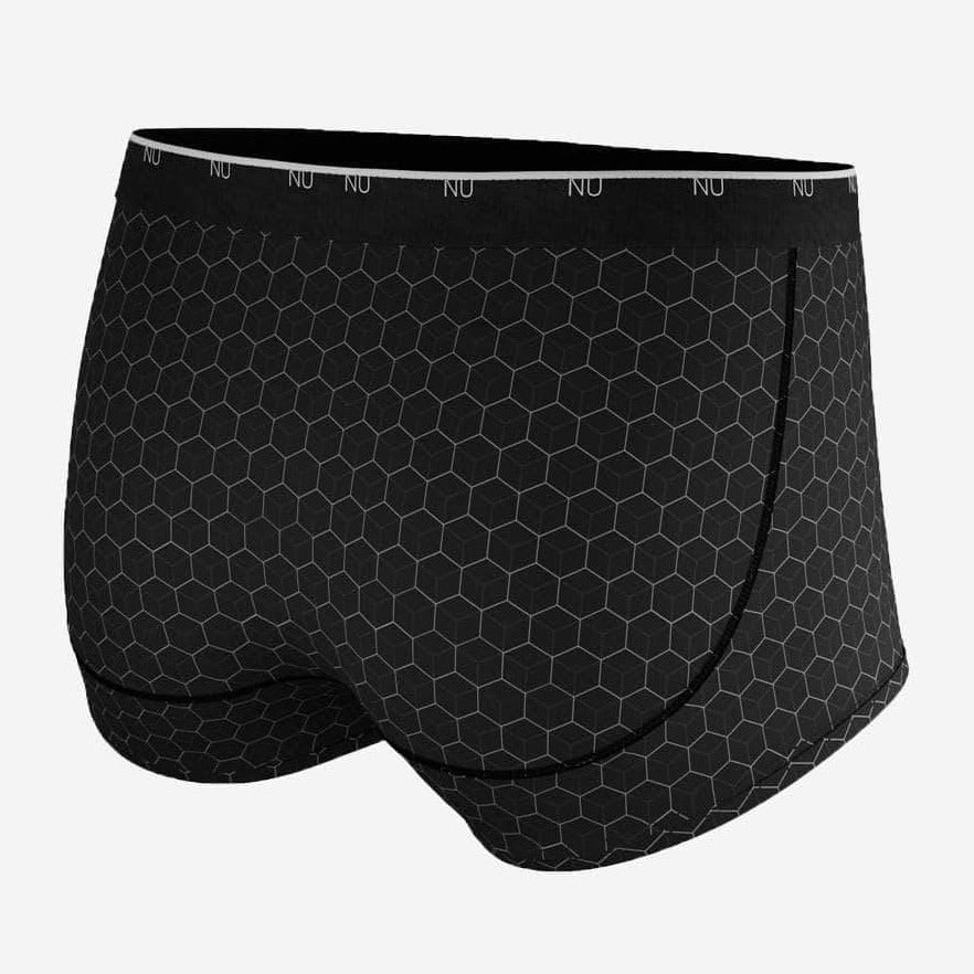 Nu Athletic - Trunk : Hexagon Black