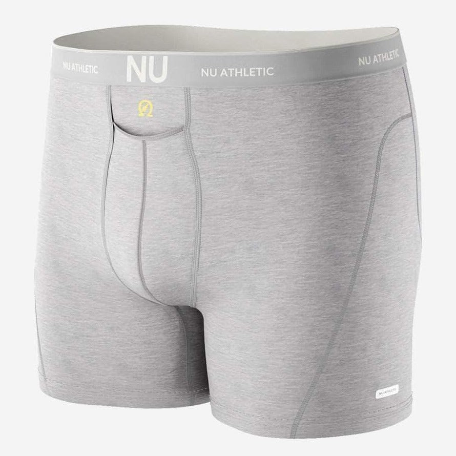 Pale gray Athletic Naked Boxer