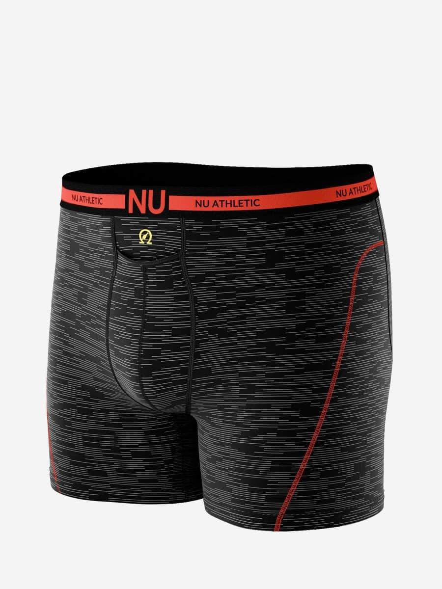 Boxer Nu Athlétique noir avec imprimés