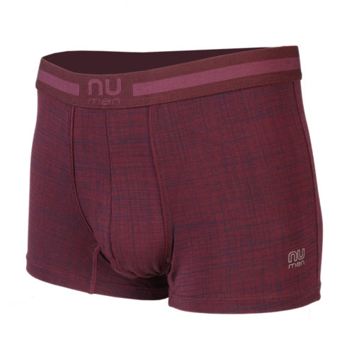 Nu boxer en bambou mauve