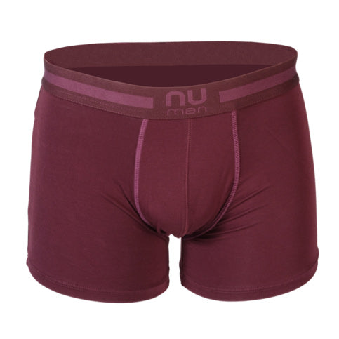 Nu boxer en bambou mauve